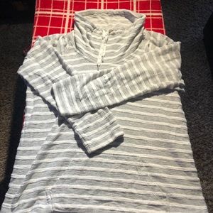 Faux Turtleneck Sweatshirt